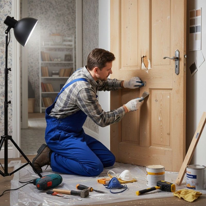 Entrance Door Repair in Conroe, TX