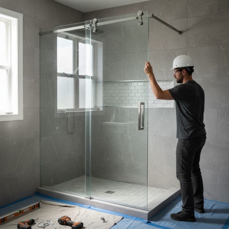 Glass Shower Door Installation in Denver County, CO