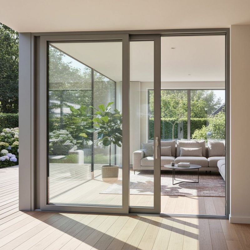 Wood Sliding Door Installation in Alpharetta, GA